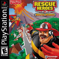 Rescue Heroes Molten Menace PAL Playstation  box art
